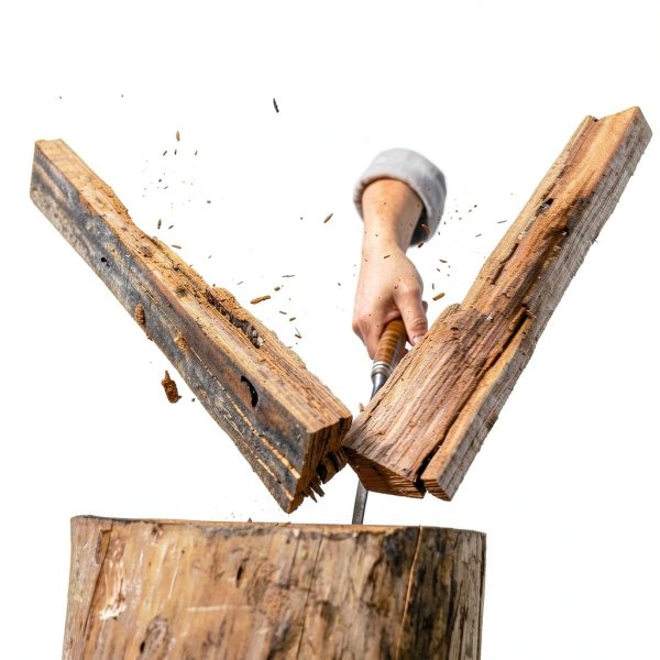 Estwing Fireside Friend 14 Inch Wood Splitting Maul with Leather Grip-4