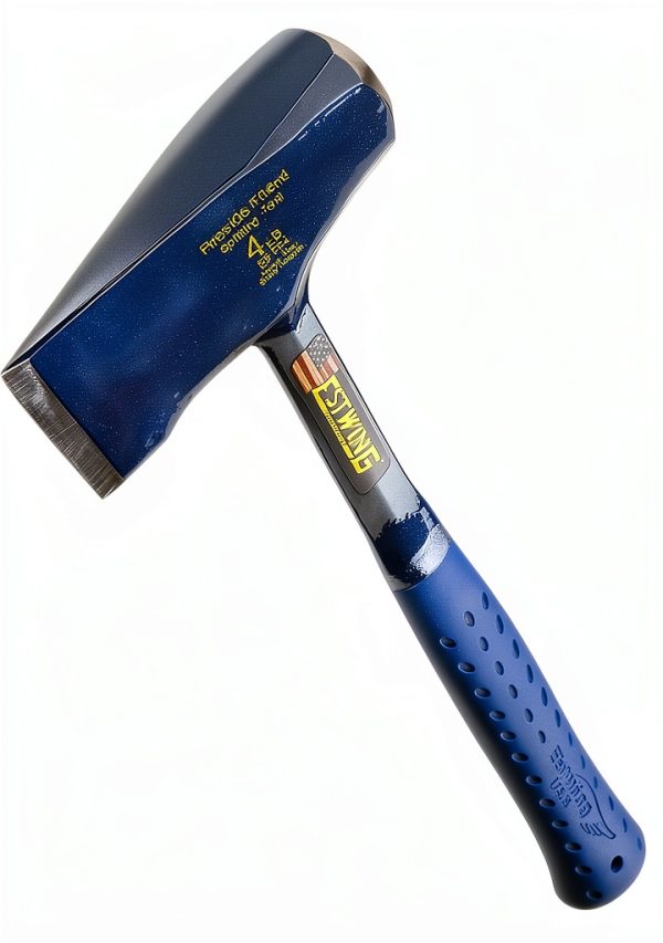 Estwing Fireside Friend 14 Inch Wood Splitting Maul with Leather Grip-0