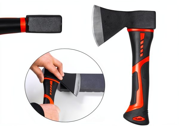 Chopping Axe ZUZUAN 10" Outdoor Hatchet Carbon Steel Blade PP+TPR Grip-2