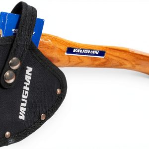 Hand Camp Axe Vaughan VN33224 with Sheath Hickory Handle-0